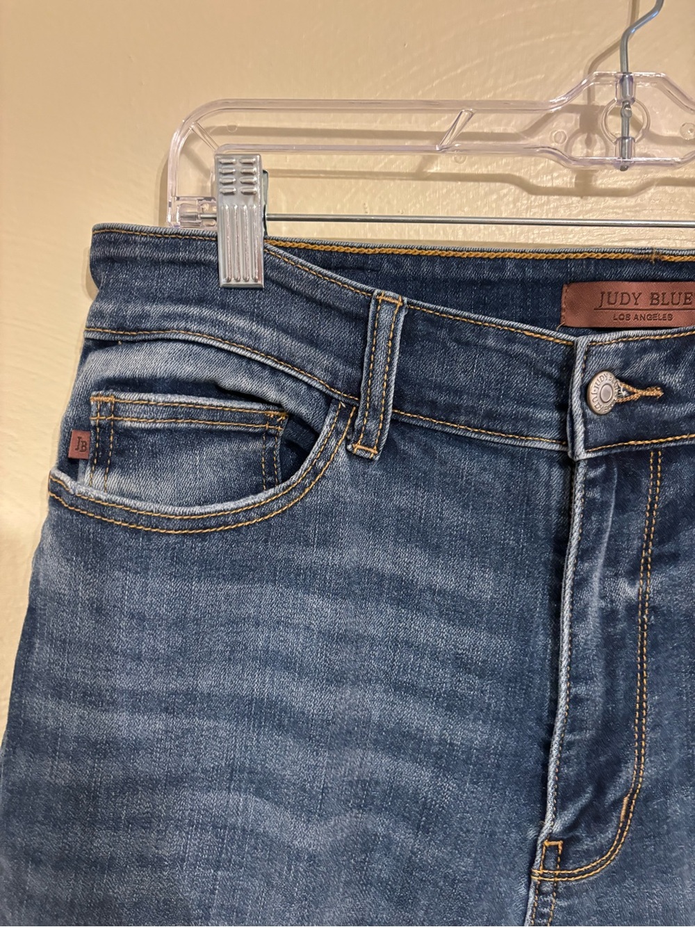 Judy Blue 14W Skinny Fit Capri Jeans Stretch Medium Wash - Picture 8 of 10